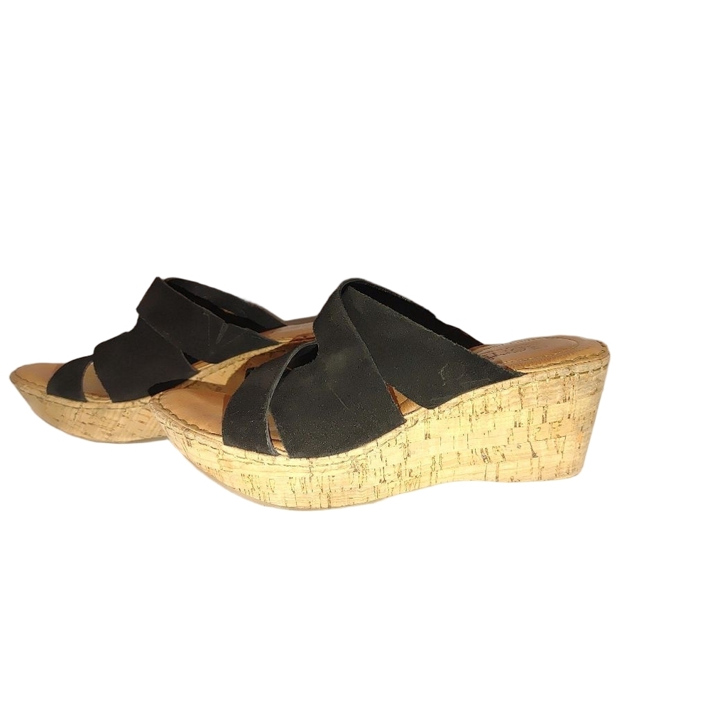 Born Rosa Wedge Slides Size 8M - Picture 3 of 8